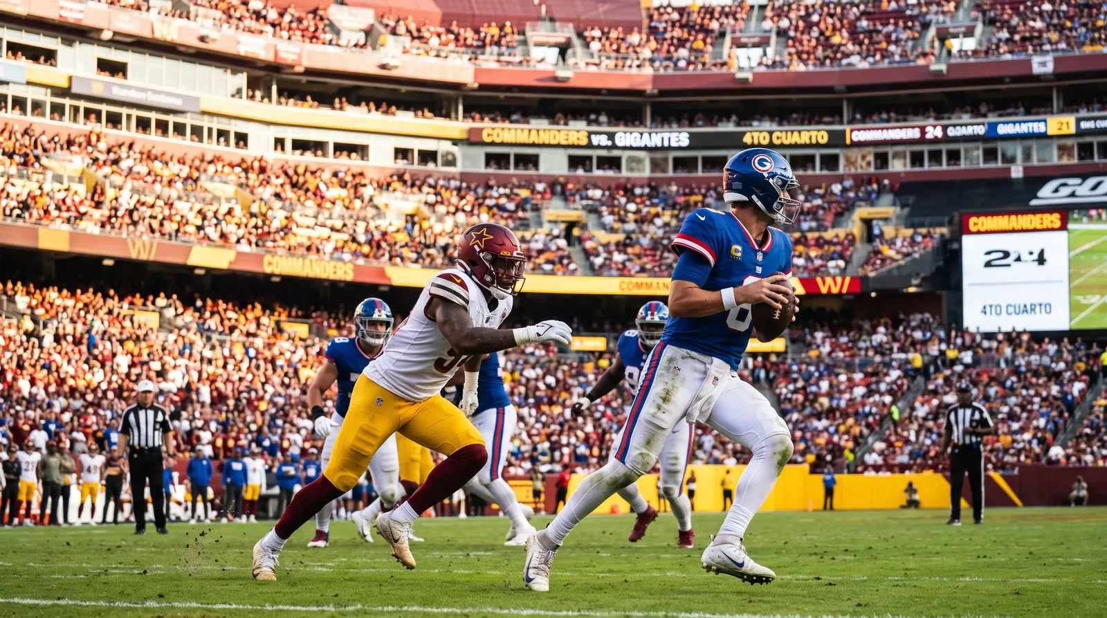 Gigantes vs. Commanders: análisis y pronóstico de la Semana 5