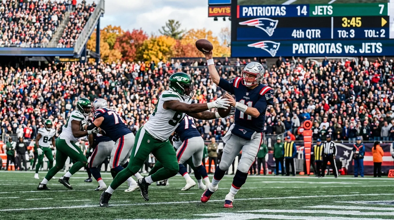 Jets vs. Patriotas: análisis y pronóstico del duelo divisional en Foxborough