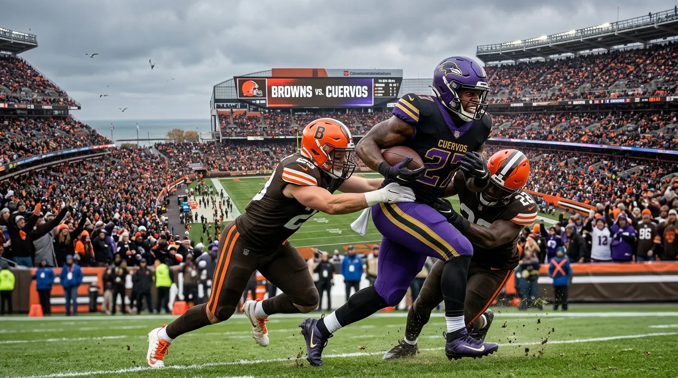 Cuervos vs. Browns: análisis y pronóstico del duelo de la AFC Norte